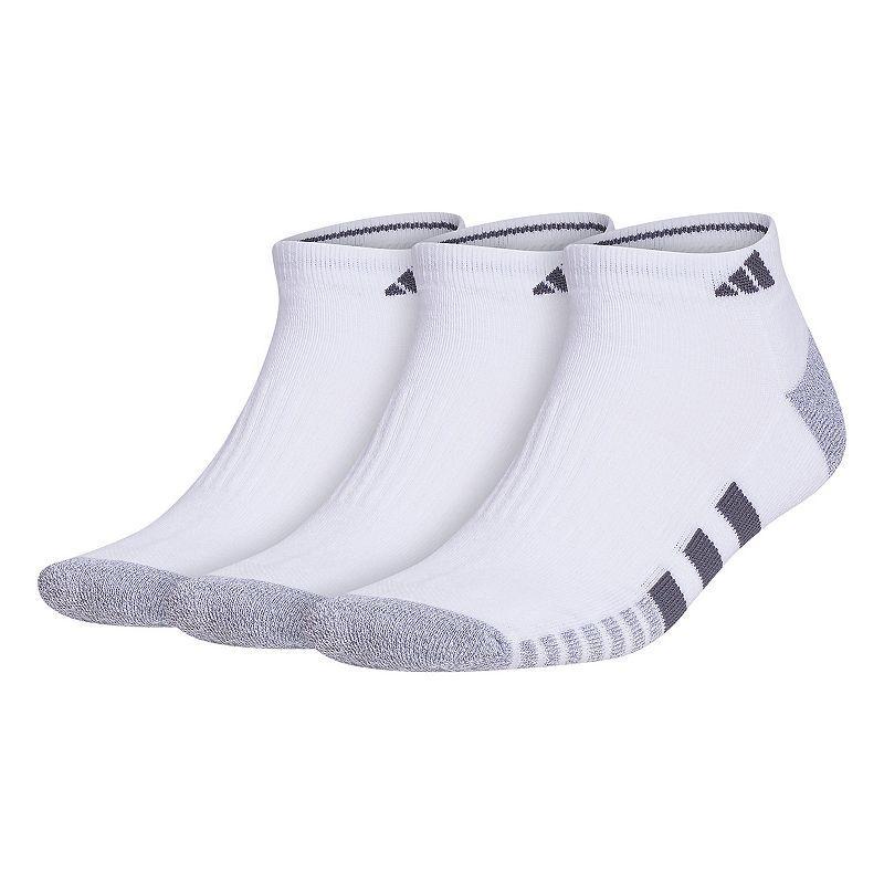 Mens adidas Cushioned 3.0 3-Pack Low Cut Socks Product Image