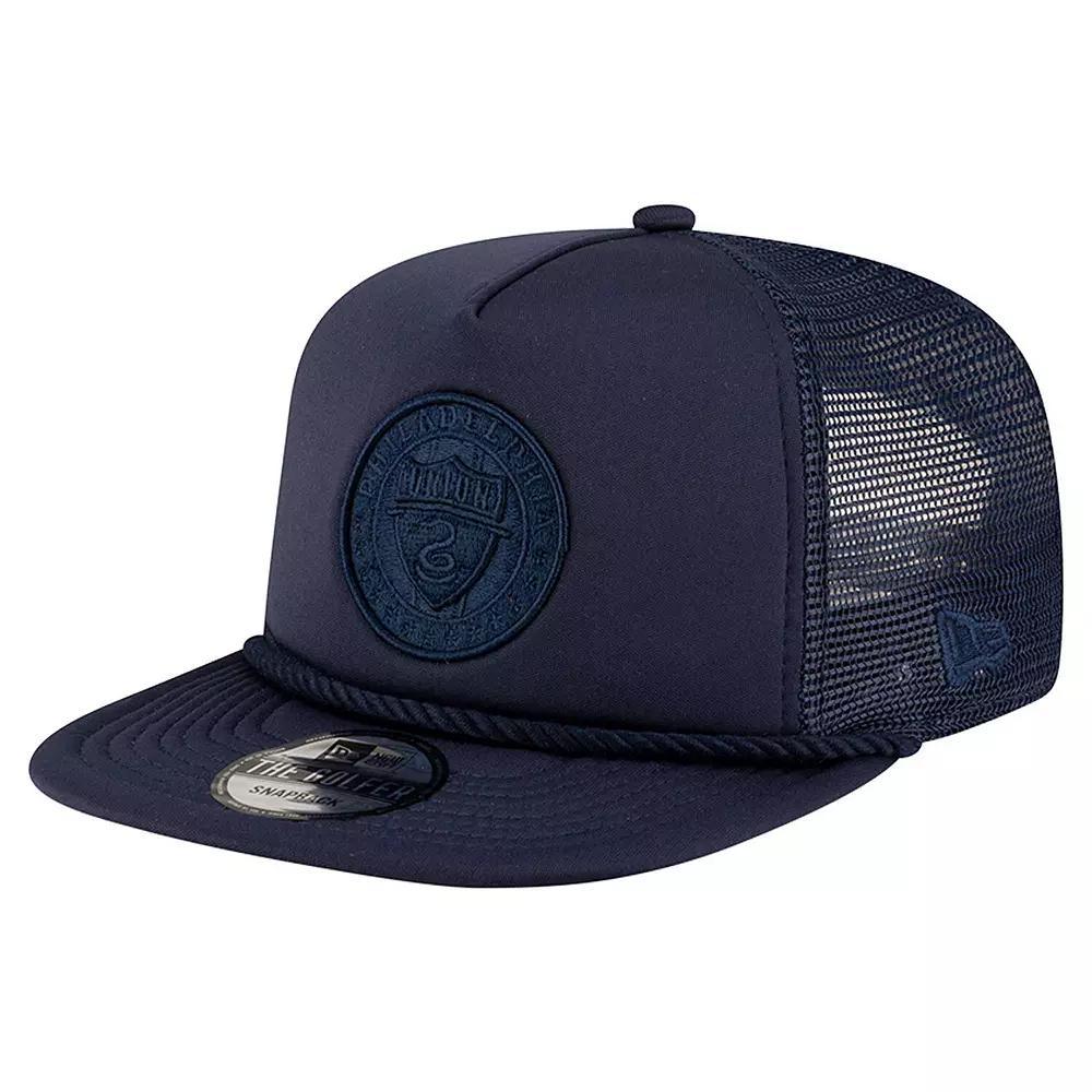 Men's New Era Navy Philadelphia Union Tone Golfer Snapback Hat, Uni Blue Product Image