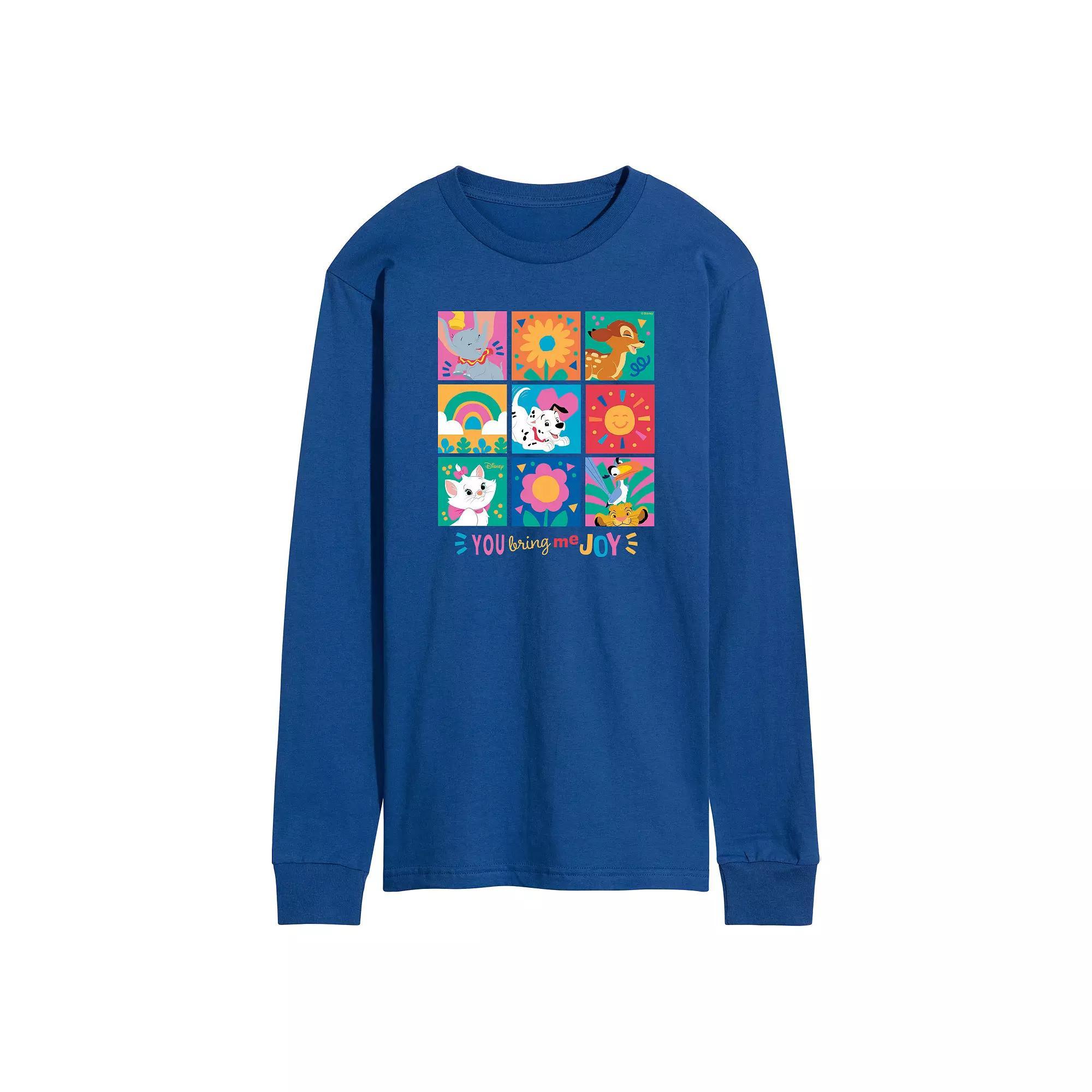 Disney's Men's You Bring Me Joy Long Sleeve Graphic Tee,  Product Image