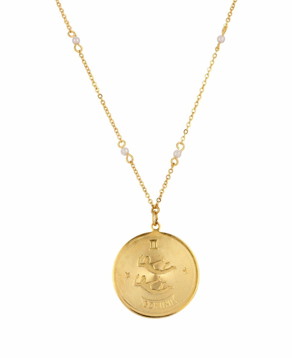 1928 Gold-tone Sagittarius Pendant Necklace, Womens, January Product Image