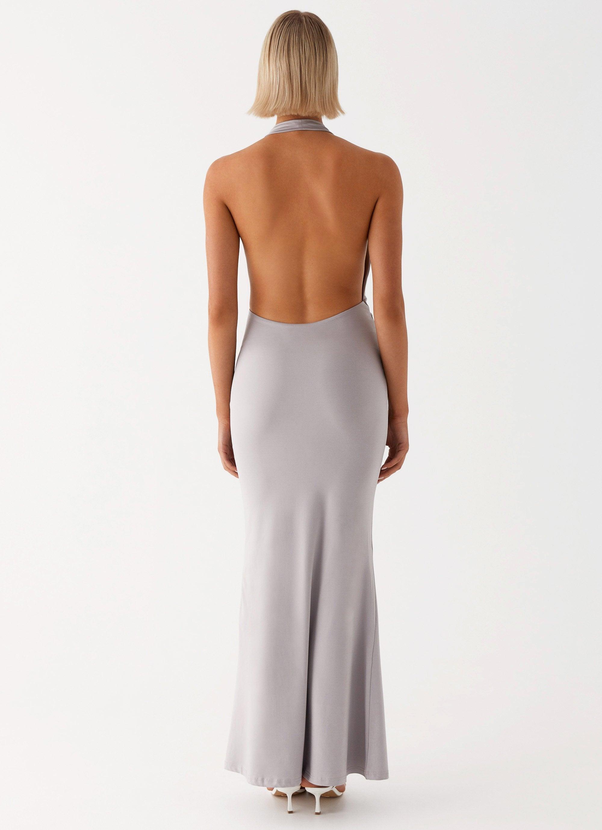 Carmella Maxi Dress - Grey Product Image