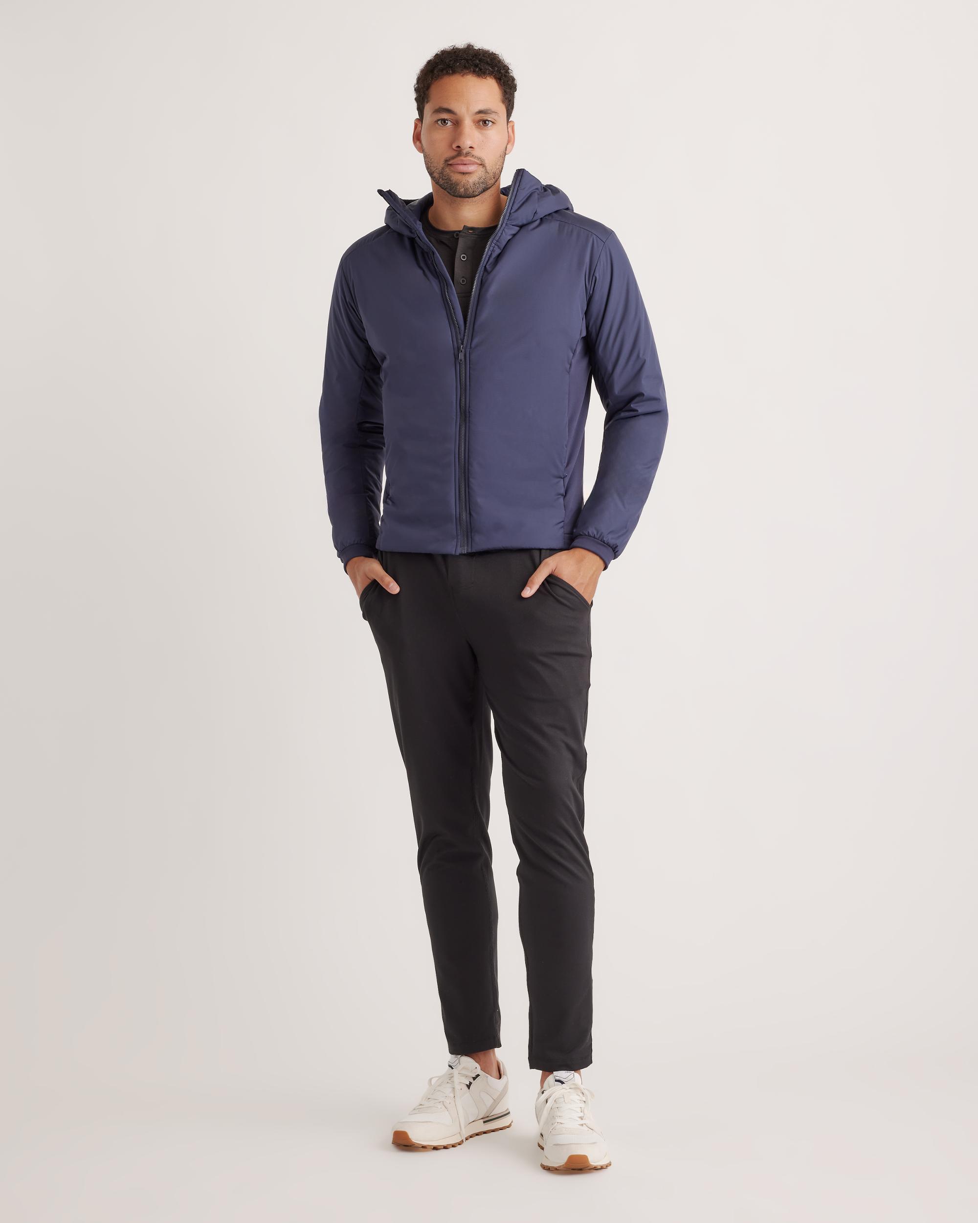 Quince | Men's Hybrid Insulated Lightweight Hooded Jacket 100% Polyester Product Image