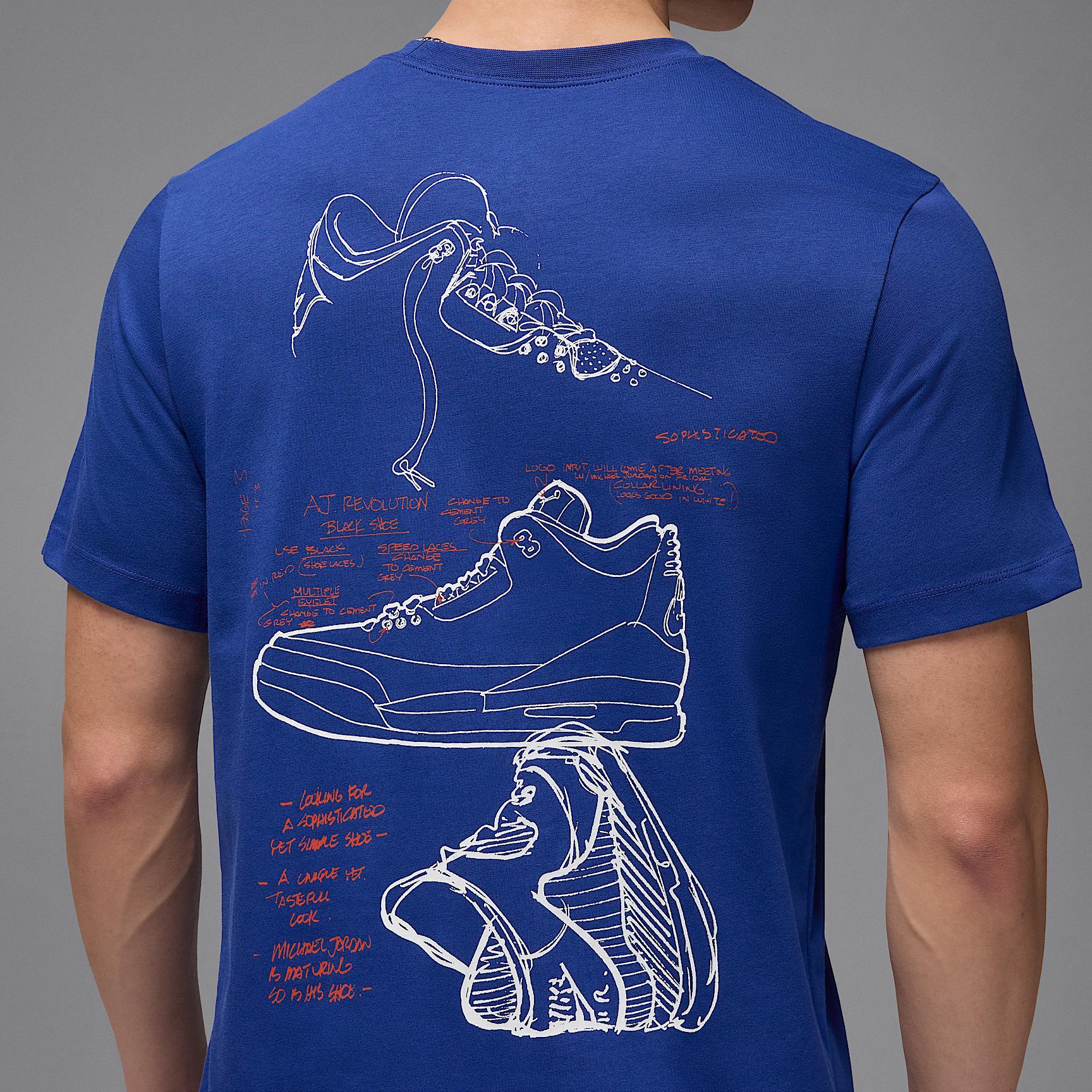 Jordan Mens Jordan Rare Air Crew T-Shirt - Mens Royal/Sail Product Image