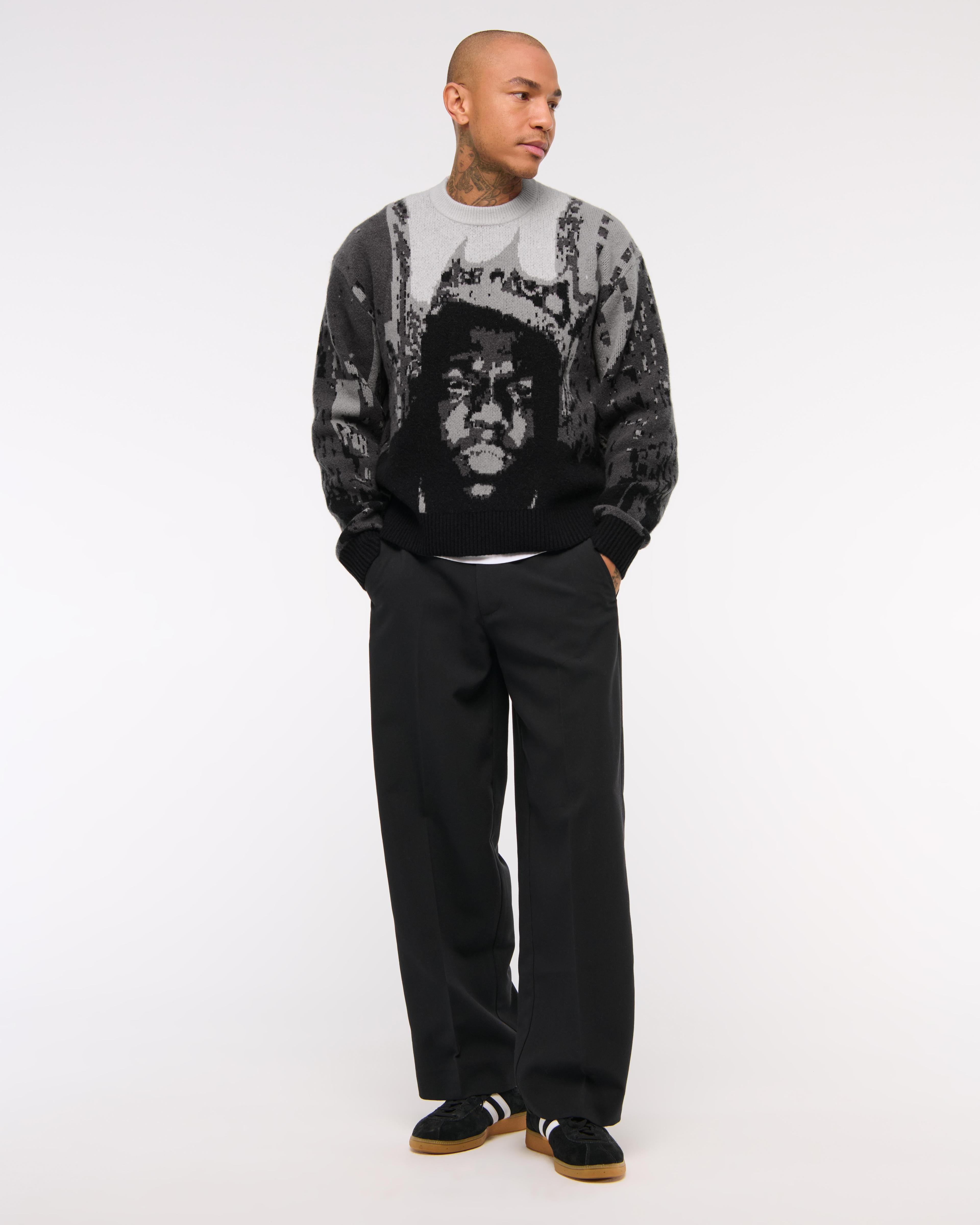 Vol. 28 Oversized Biggie Smalls Crew Sweater Product Image