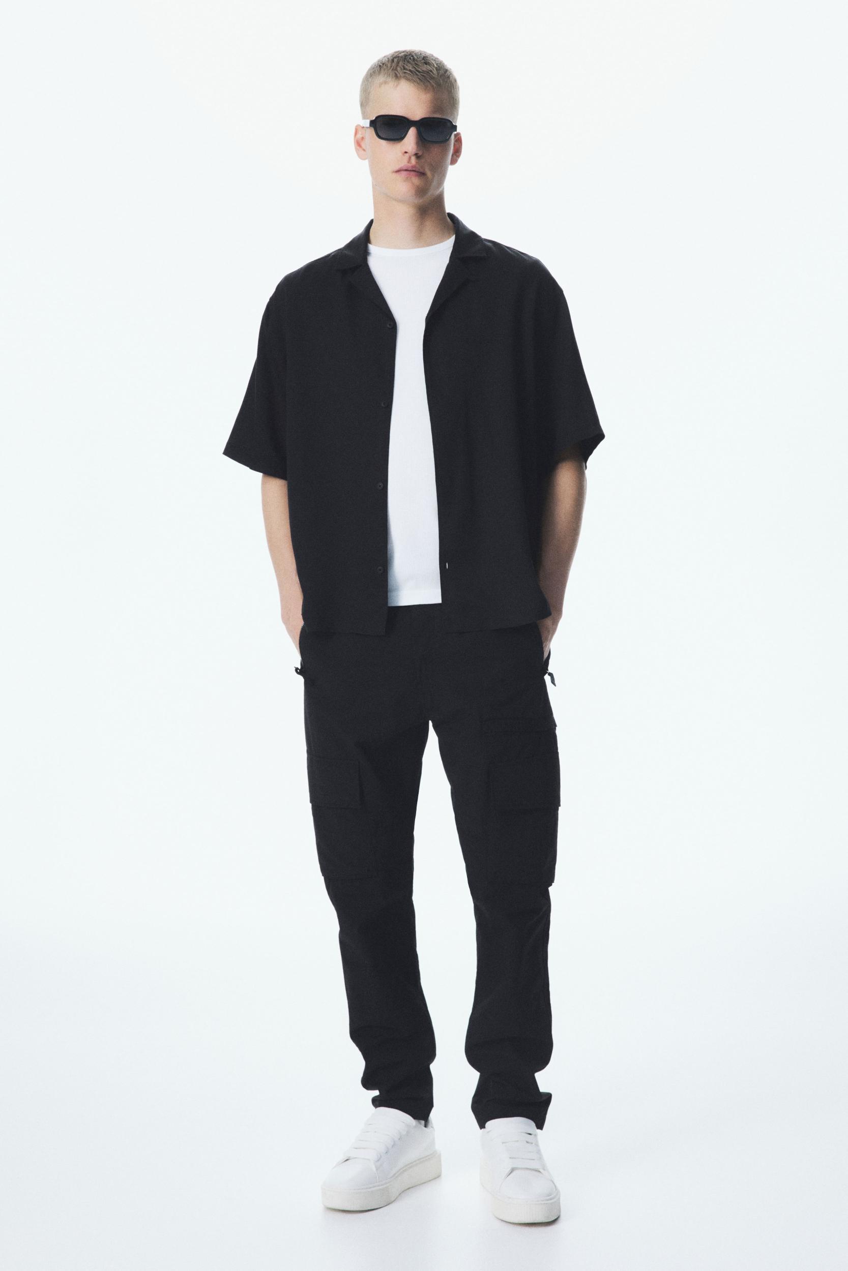 Regular-Fit Twill Cargo Pants Product Image