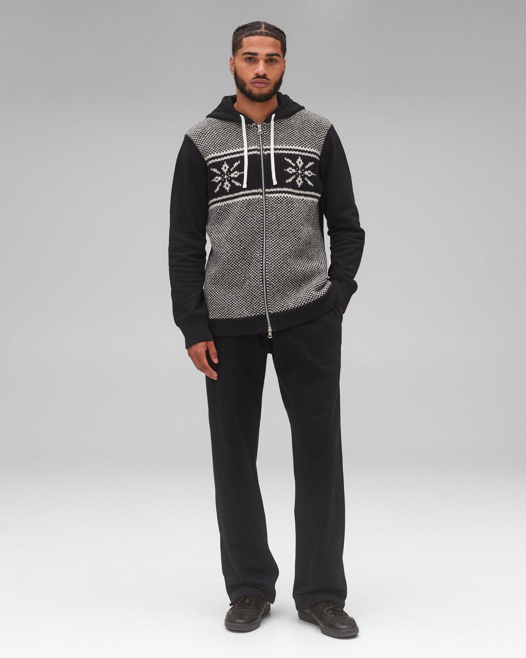 Junya Watanabe Shetland Wool Slim Zip Hoodie Male Product Image