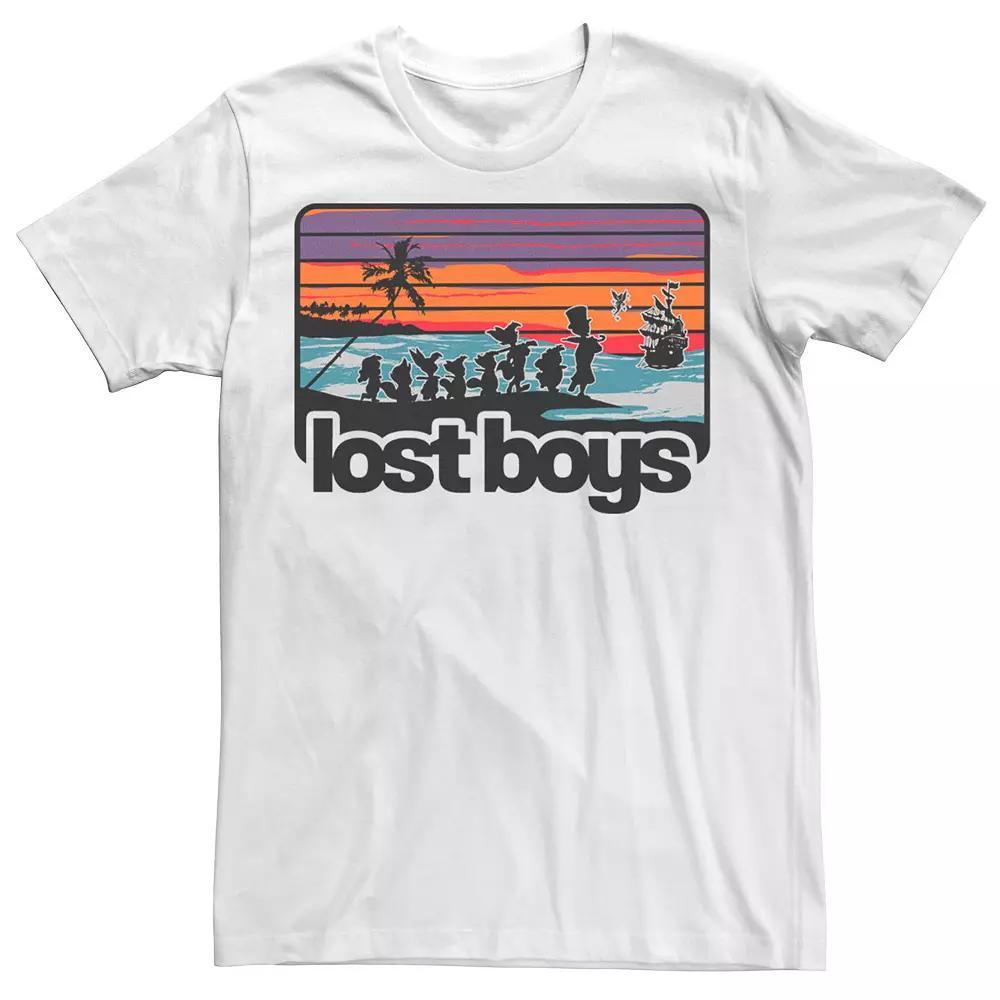 Disney's Peter Pan Men's Group Shot Lost Boys Color Stripes Tee,  Product Image