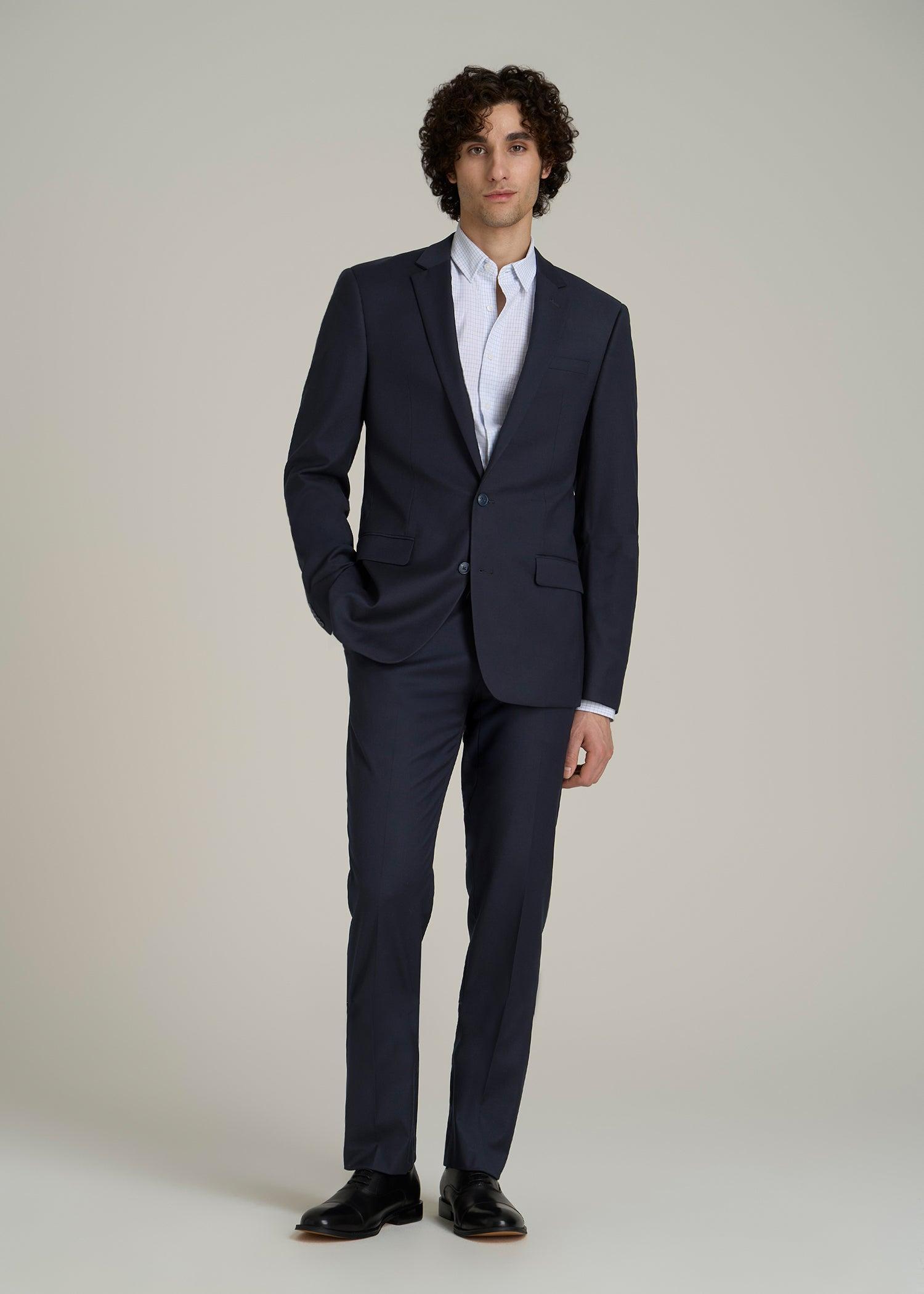 Suit Jacket for Tall Men in True Navy Male Product Image