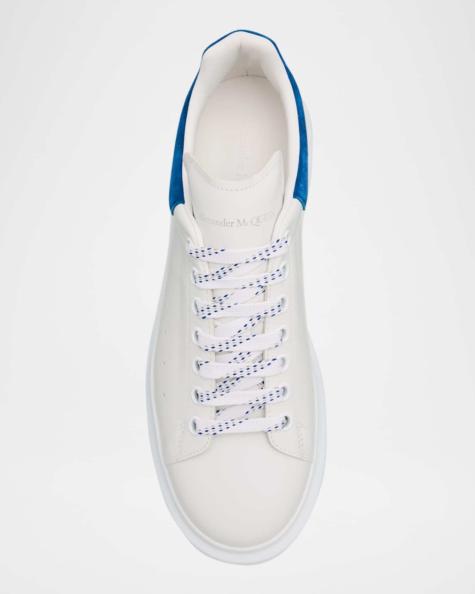 Men's Larry Leather and Velour Low-Top Sneakers Product Image