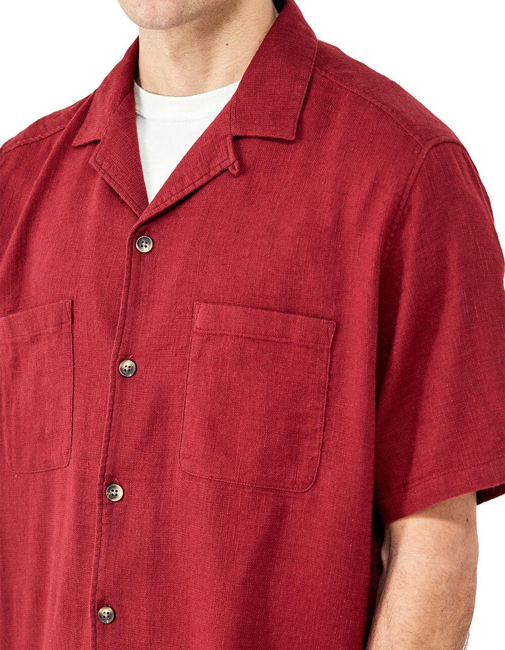 BDG Urban Outfitters Gauze Crinkle Mens Button Up Shirt Product Image