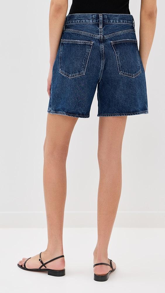 AGOLDE Dame High Rise Baggy Shorts | Shopbop Product Image
