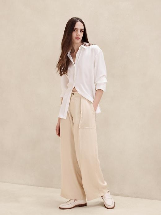 TENCEL™ Wide-Leg Pant Product Image