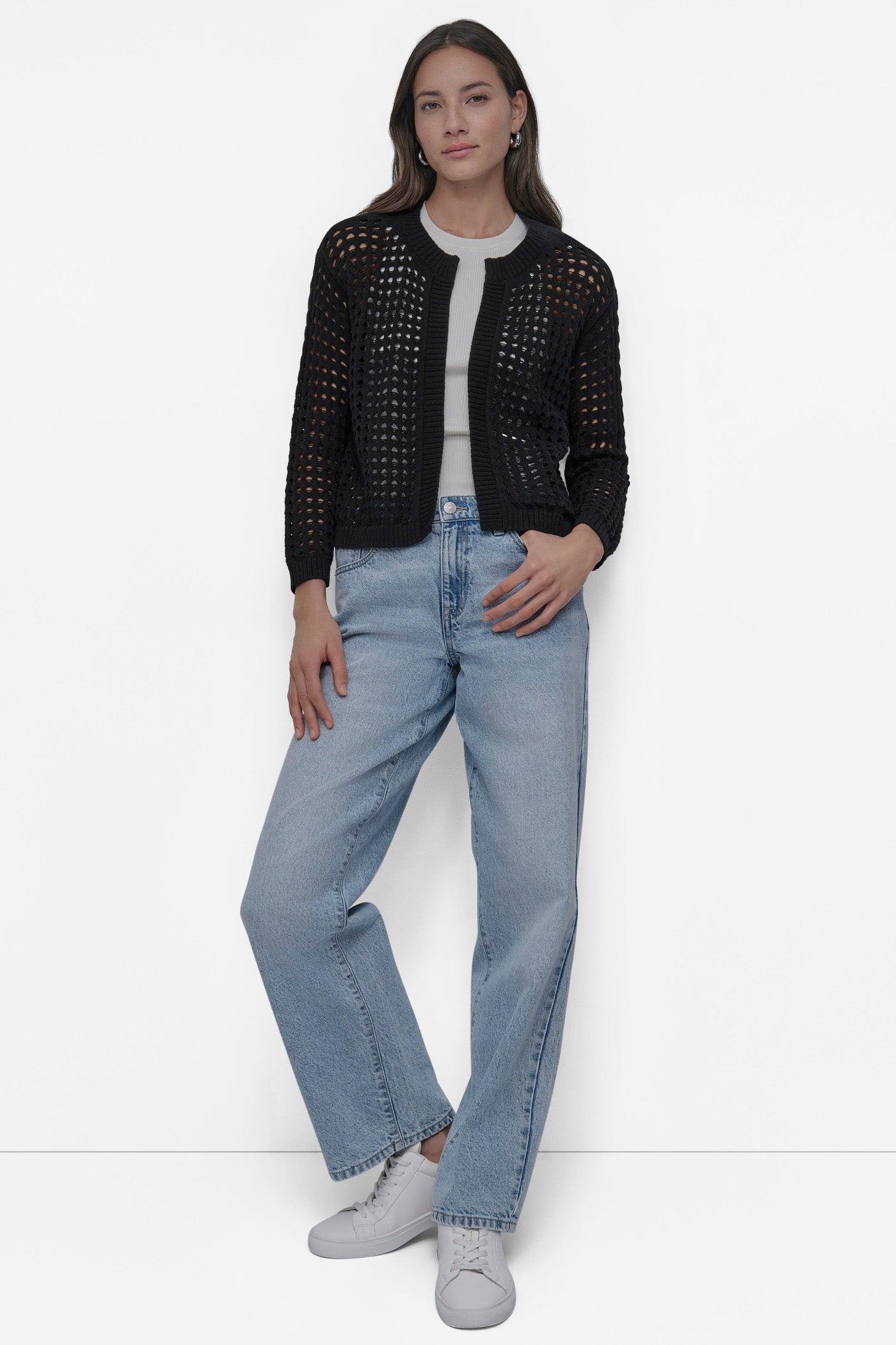 OPEN-STITCH CARDIGAN Product Image