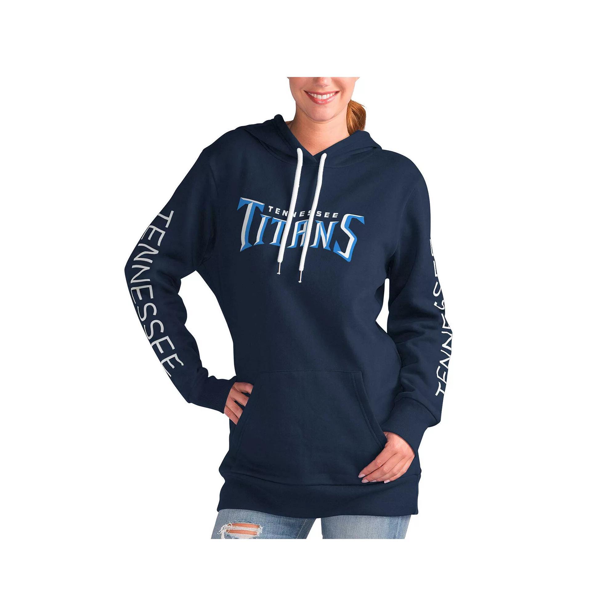 Womens G-III 4Her by Carl Banks Tennessee Titans Extra Inning Pullover Hoodie Blue Product Image