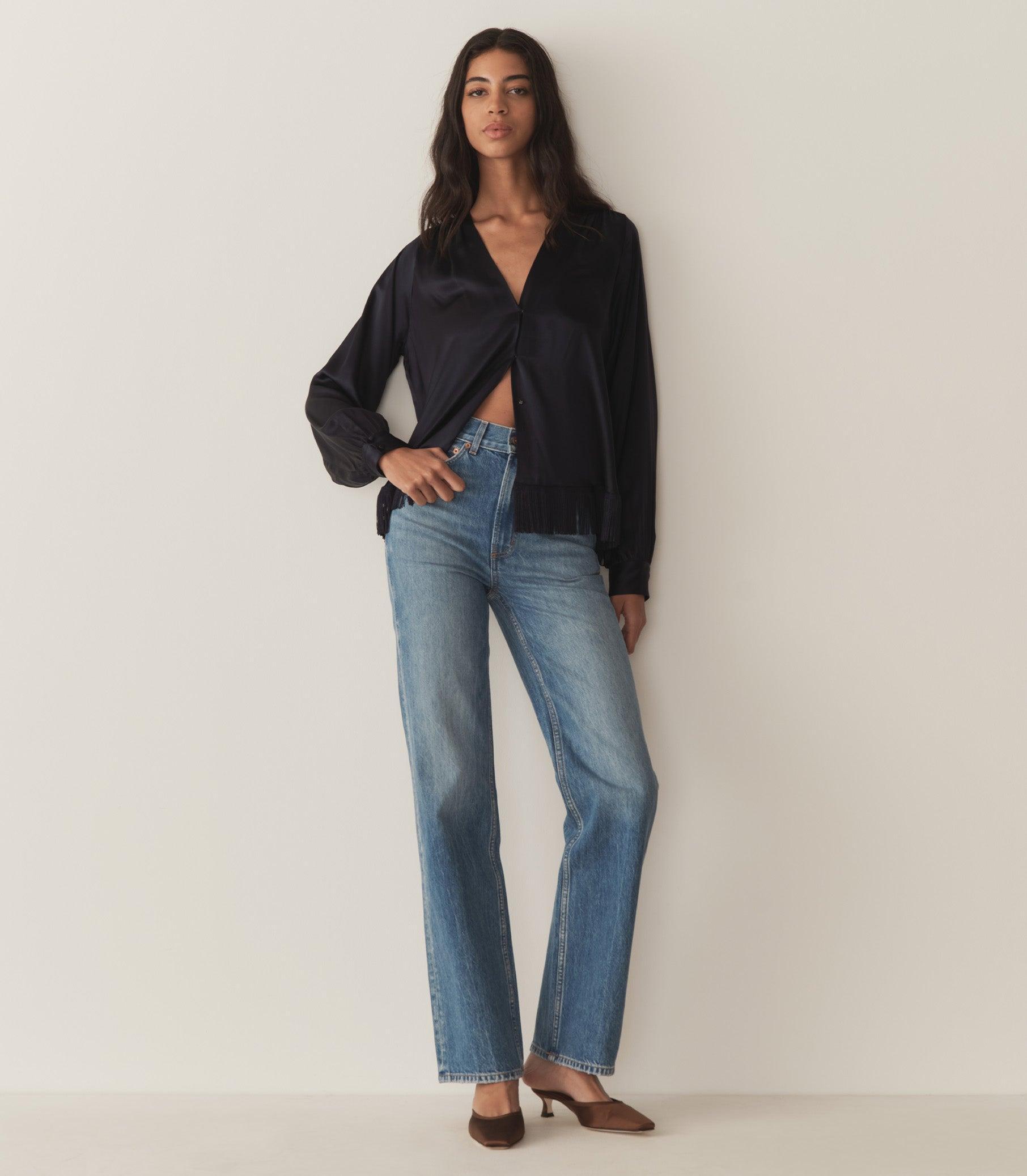 CANDACE TOP -- DEEP NAVY Product Image