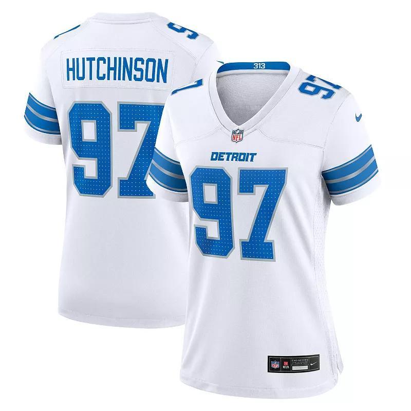 Aidan Hutchinson Detroit Lions Nike Women's NFL Game Football Jersey Product Image