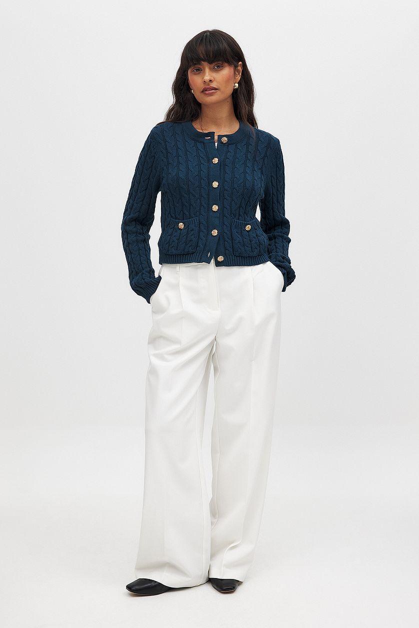 Cable Knitted Cardigan Product Image