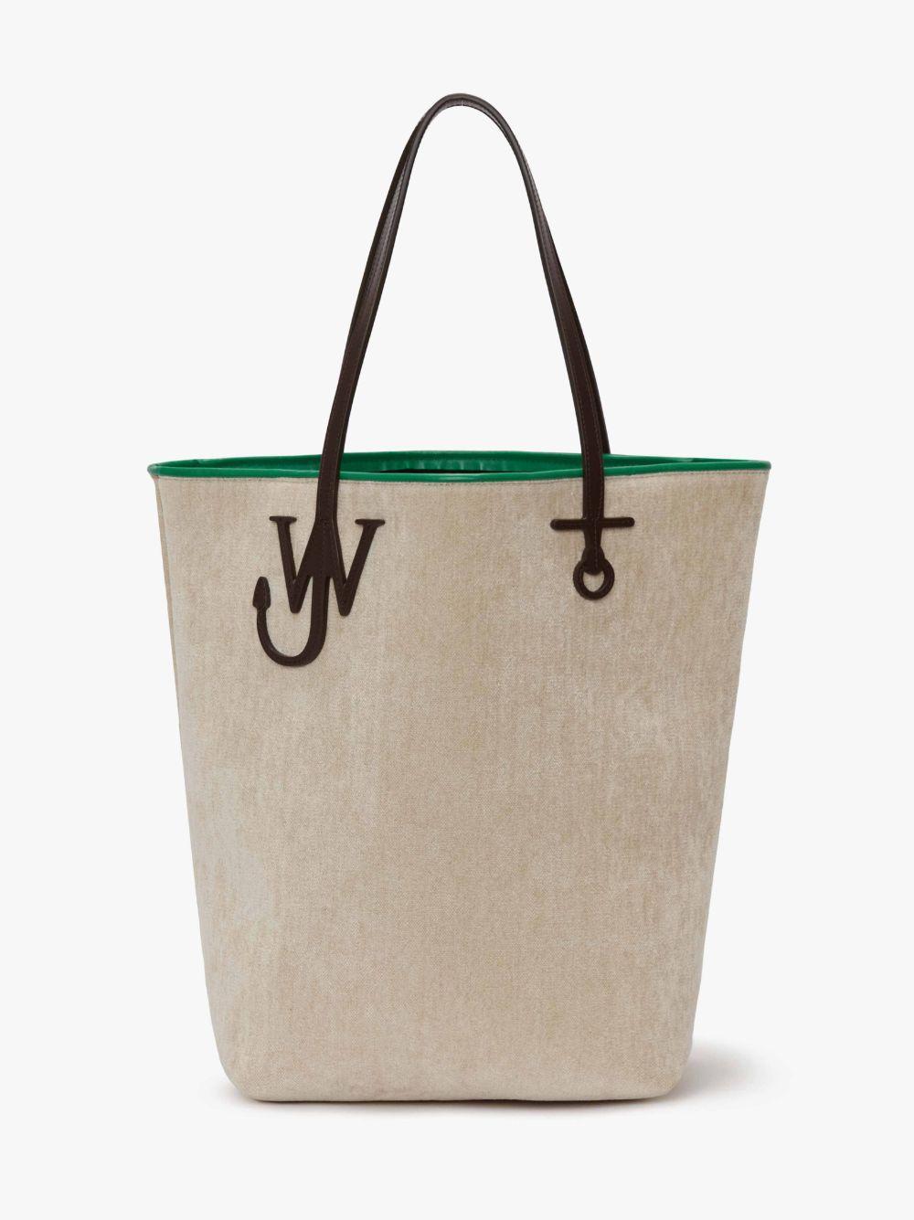 TALL ANCHOR TOTE - CHENILLE TOTE BAG in neutrals | JW Anderson US  Product Image