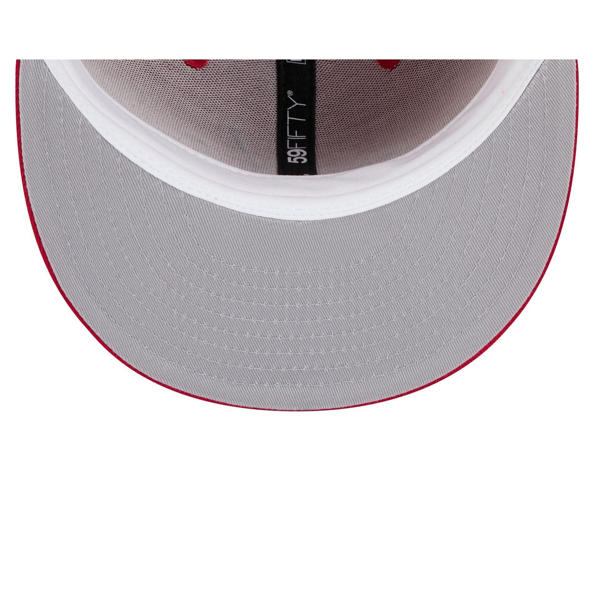 Washington Capitals Rear Wordmark 59FIFTY Fitted Hat Male Product Image