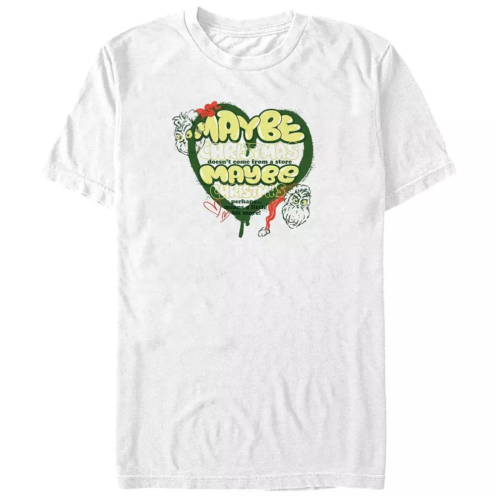 Men's Dr. Seuss Grinch Maybe Maybe Graphic Tee,  Product Image