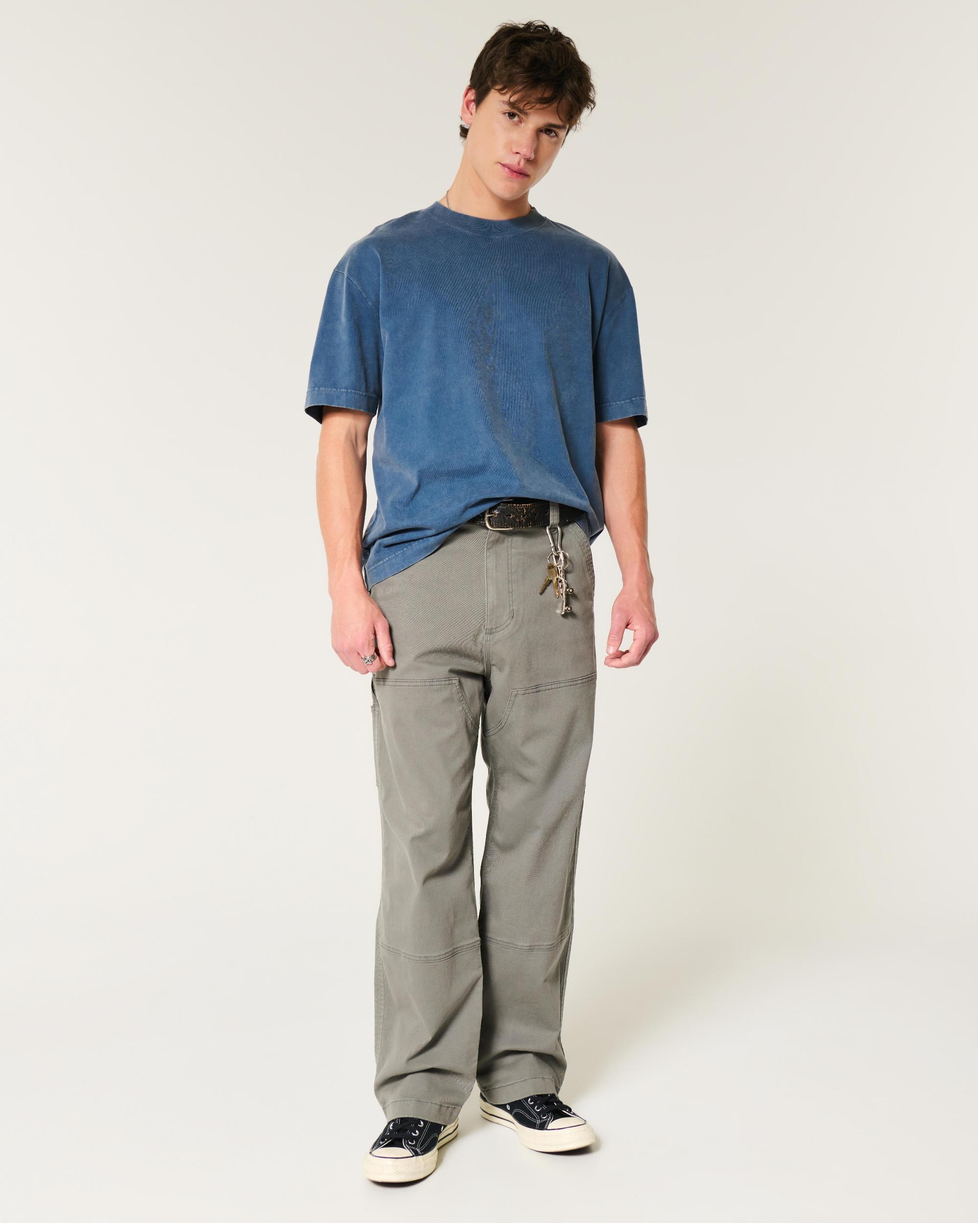 Dalix Mens Lil Smile Heavy Weight Cotton Tee Product Image