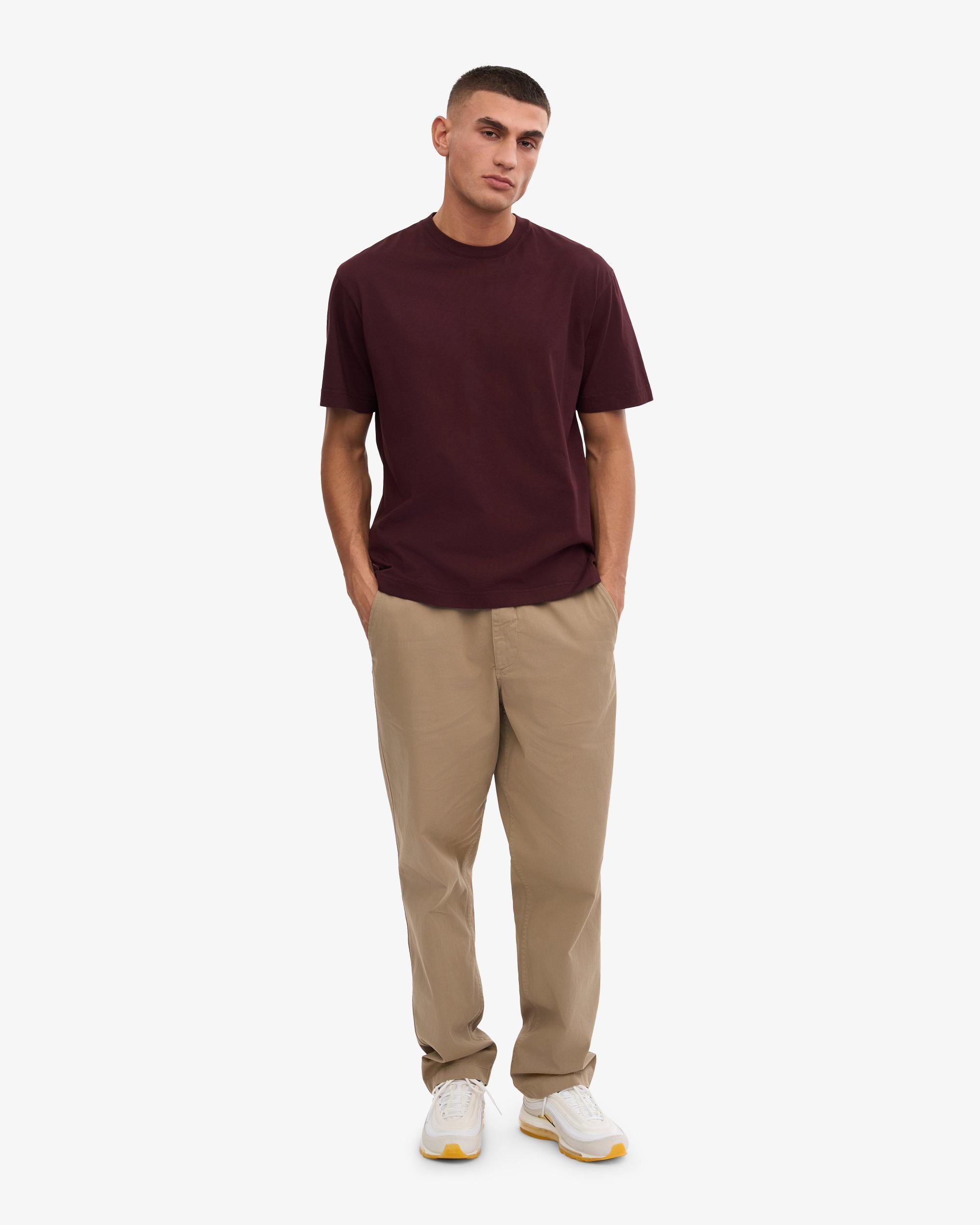 Oversized Organic T-Shirt - Soft Lavender Product Image