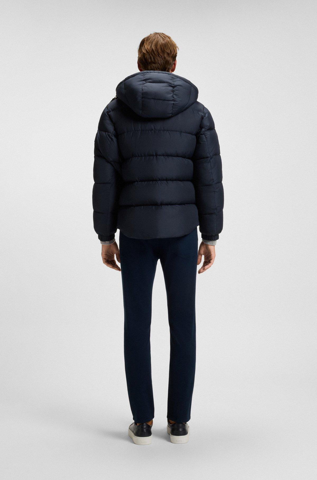 Water-repellent jacket with logo badge Product Image