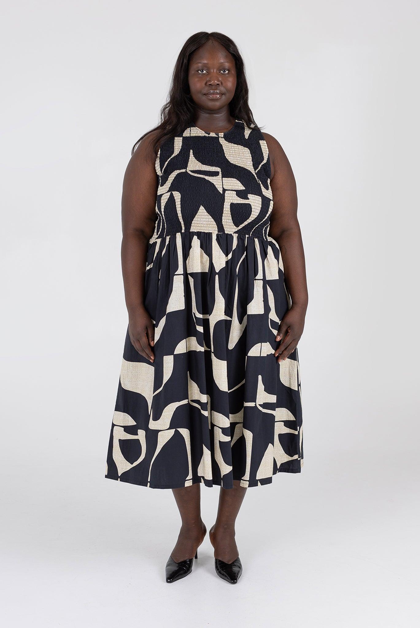 Flor Dress - Nero Sky Product Image