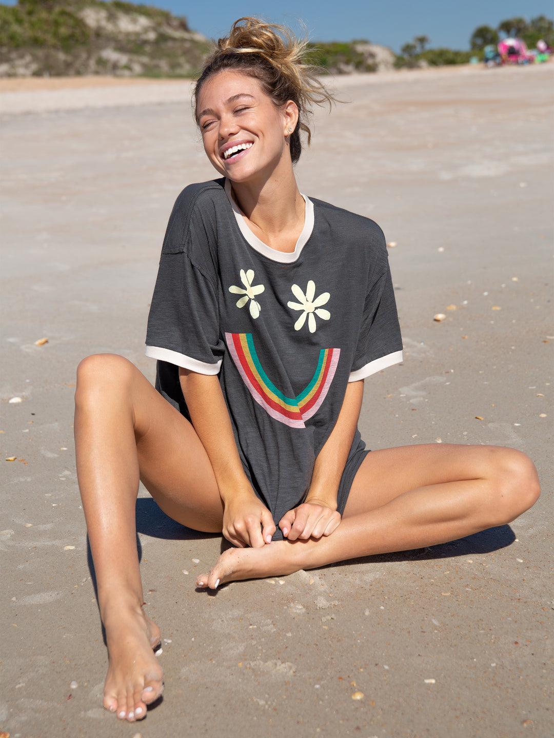 Ringer Oversized Tee Shirt Product Image