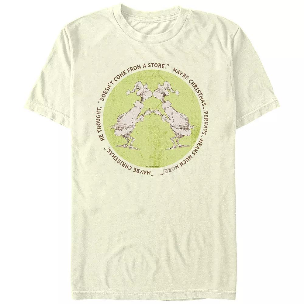 Big & Tall Dr. Seuss Grinch Christmas Perhaps Means Much More Graphic Tee, Men's, Size: XL, Dark Grey Grey Product Image