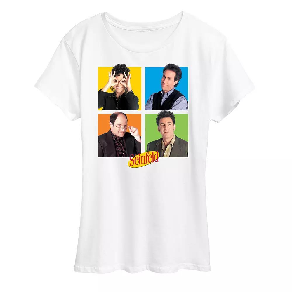 Women's Seinfeld Character Grid Graphic Tee,  Product Image
