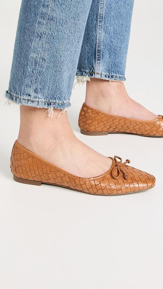 Schutz Arissa Woven Ballet Flats | Shopbop Product Image