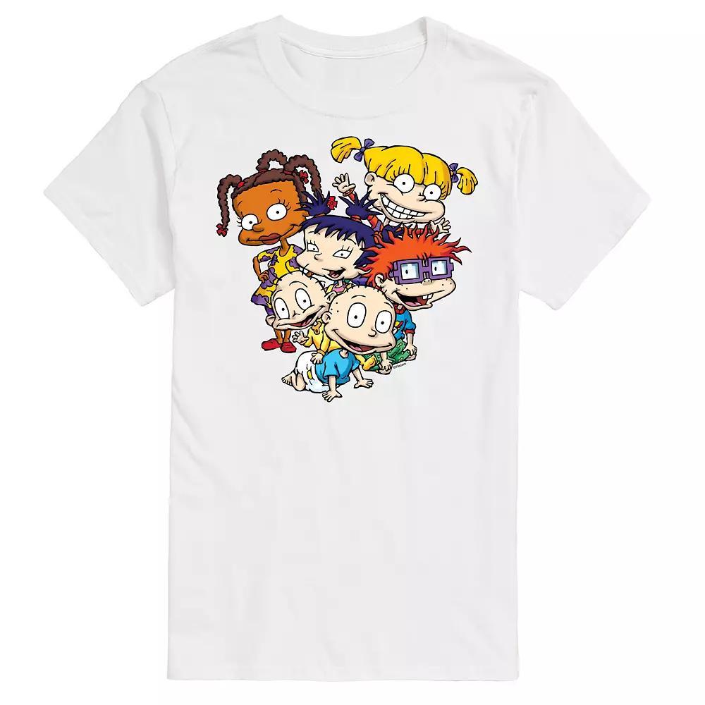 Big & Tall Rugrats Graphic Tee, Men's, Size: XXL Tall, White Product Image