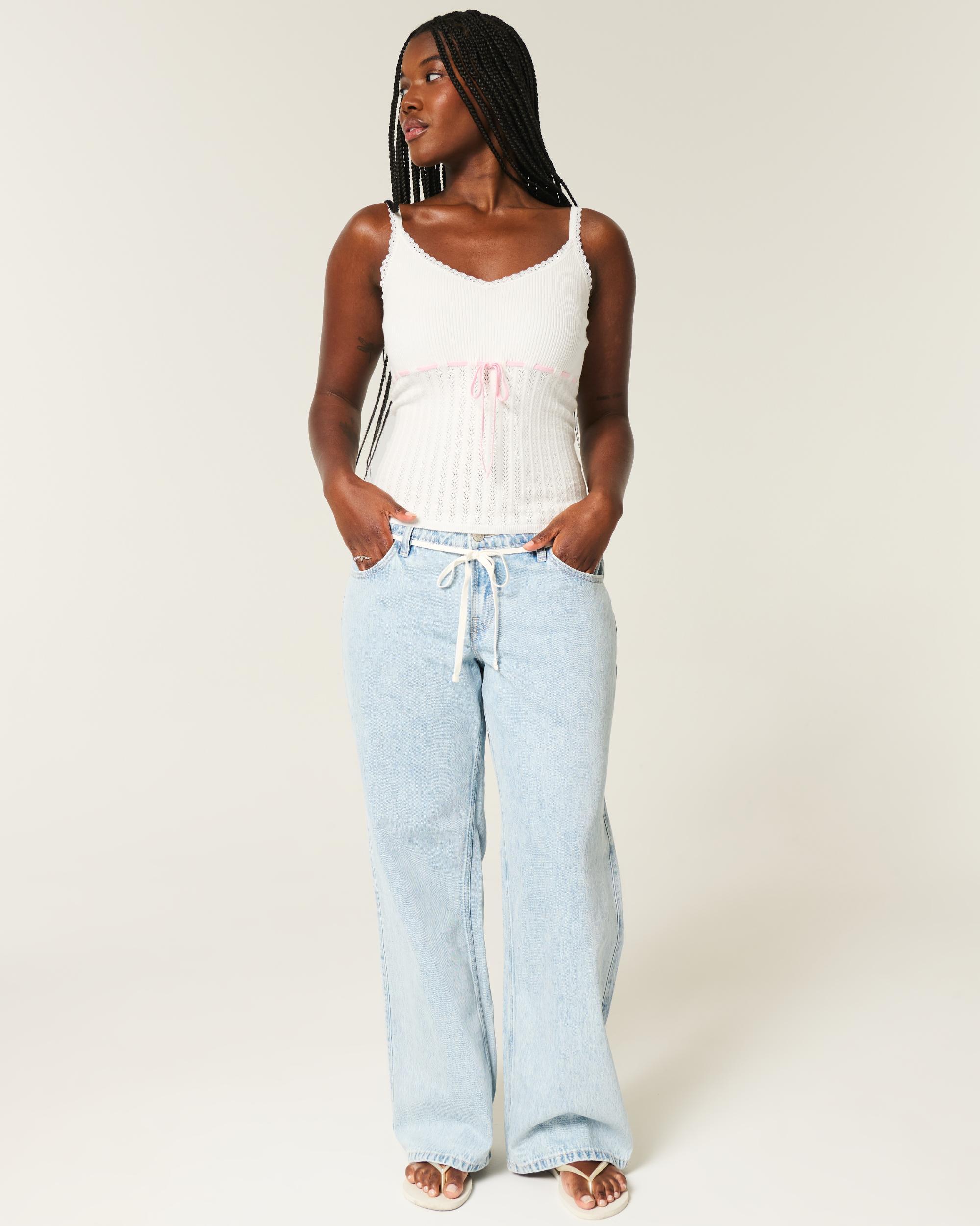 Tie-Front Sweater Tank Product Image