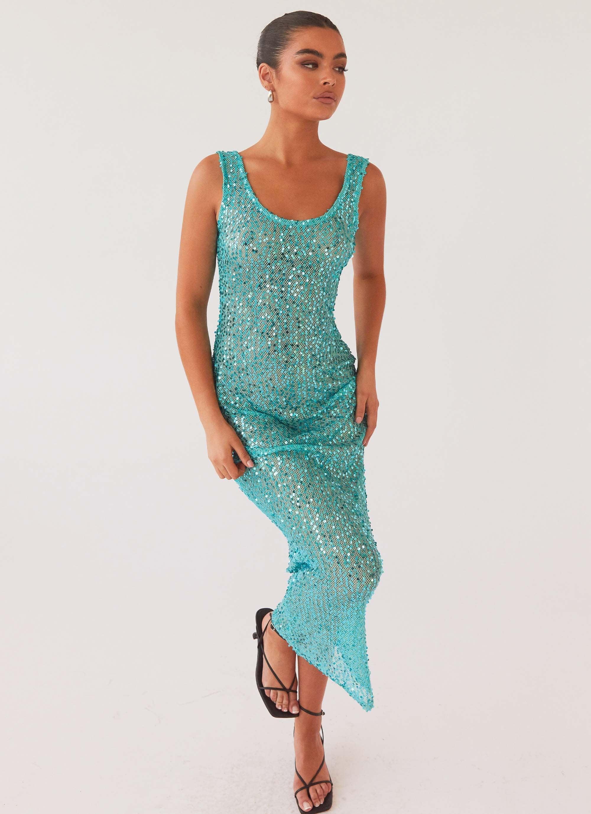 Sweet Essence Maxi Dress - Crystal Product Image