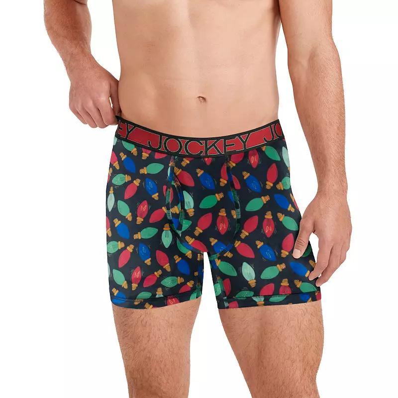 Mens Jockey Active Microfiber 5 Holiday Novelty Boxer Brief Product Image