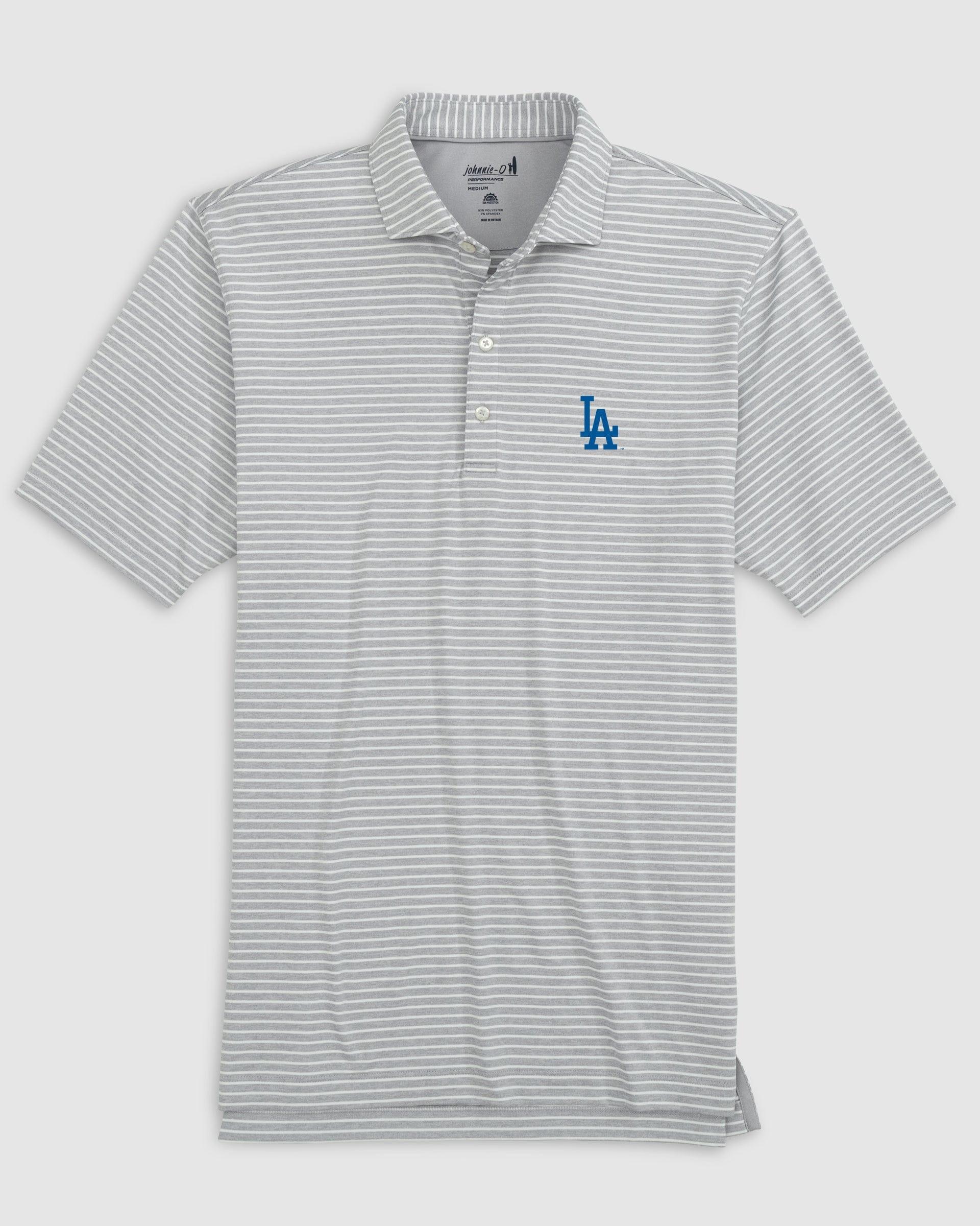 johnnie-O Toronto Jays Clipperr Striped Jersey Performance Polo Product Image