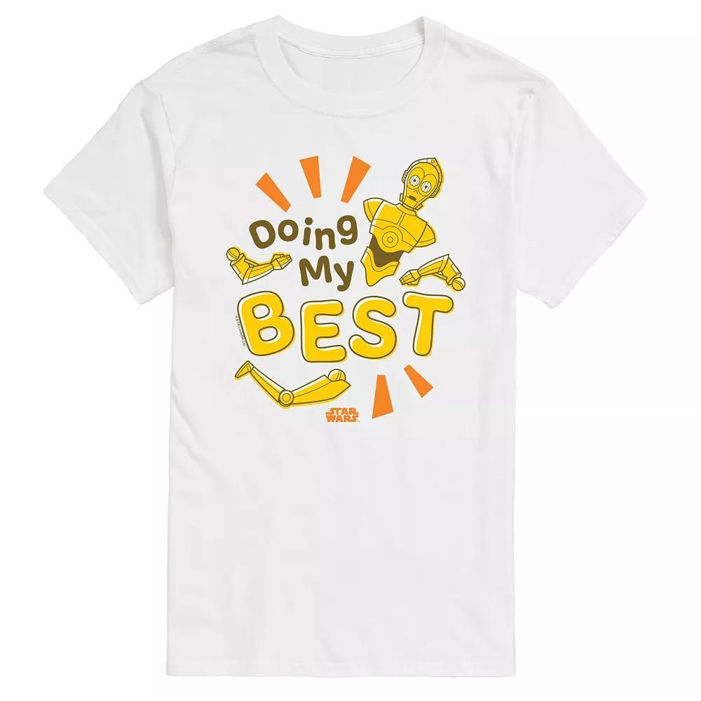 Big & Tall Star Wars C-3PO Doing My Best Graphic Tee, Men's,  Product Image