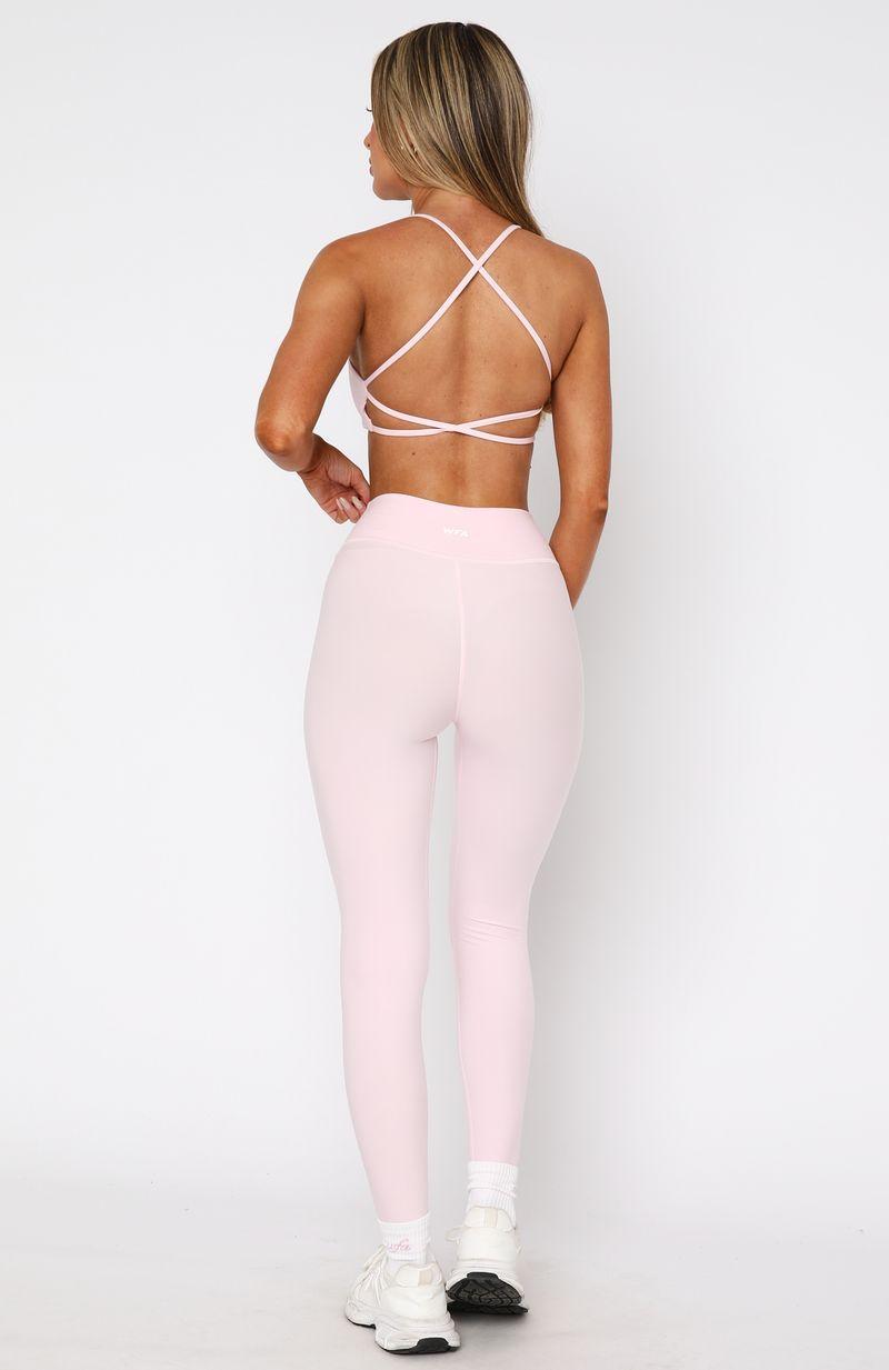 Ready Set Go Cross Front Leggings Ballet Pink Product Image