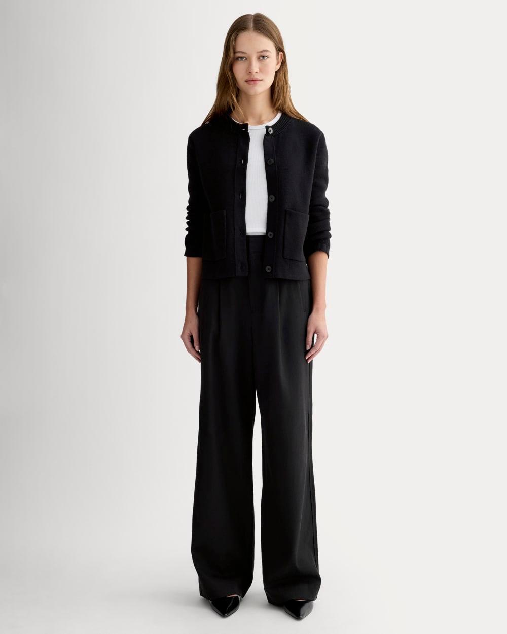Womens Draper Pleated Pant in Buttersmooth by Everlane Product Image