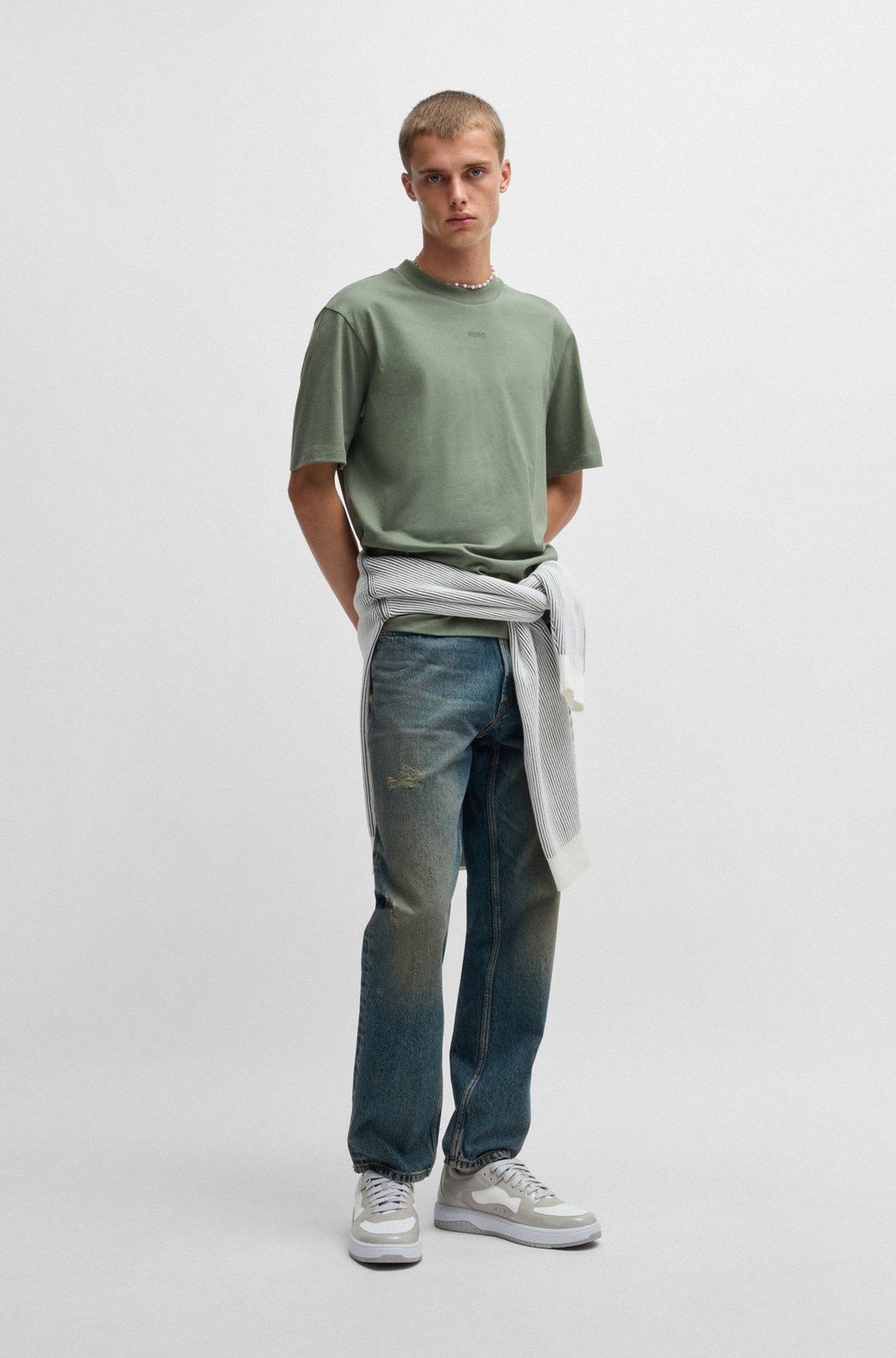 Relaxed-fit T-shirt in cotton with logo print Product Image