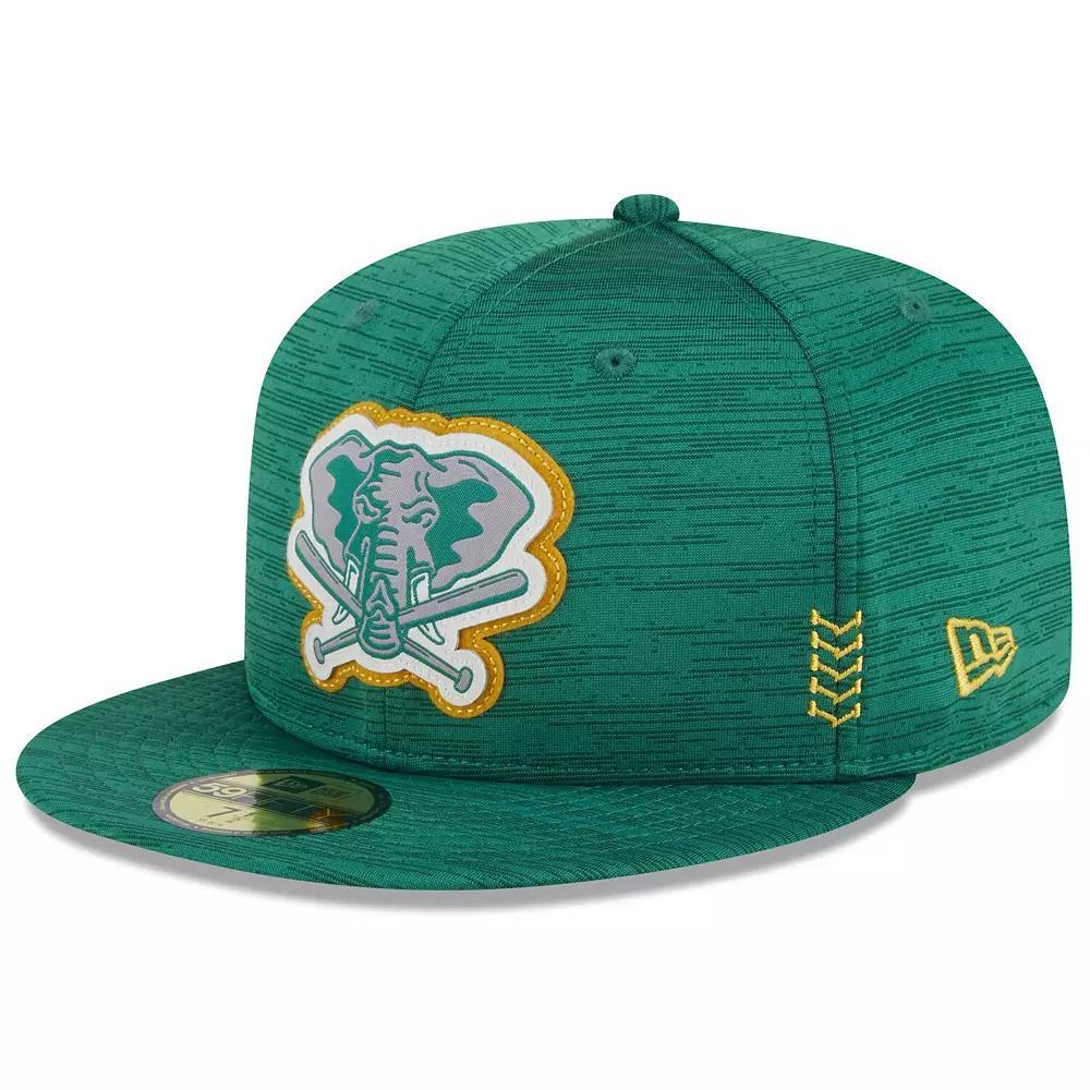 Men's New Era Green Oakland Athletics 2024 Clubhouse 59FIFTY Fitted Hat,  Product Image