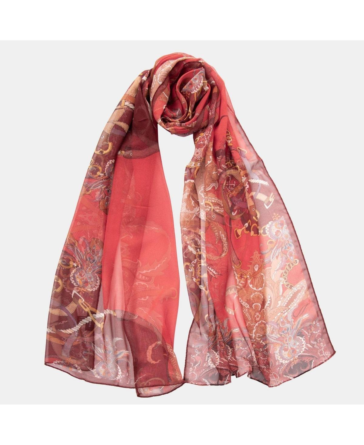 Elizabetta Alessandra - Long Sheer Silk Scarf for Women Product Image