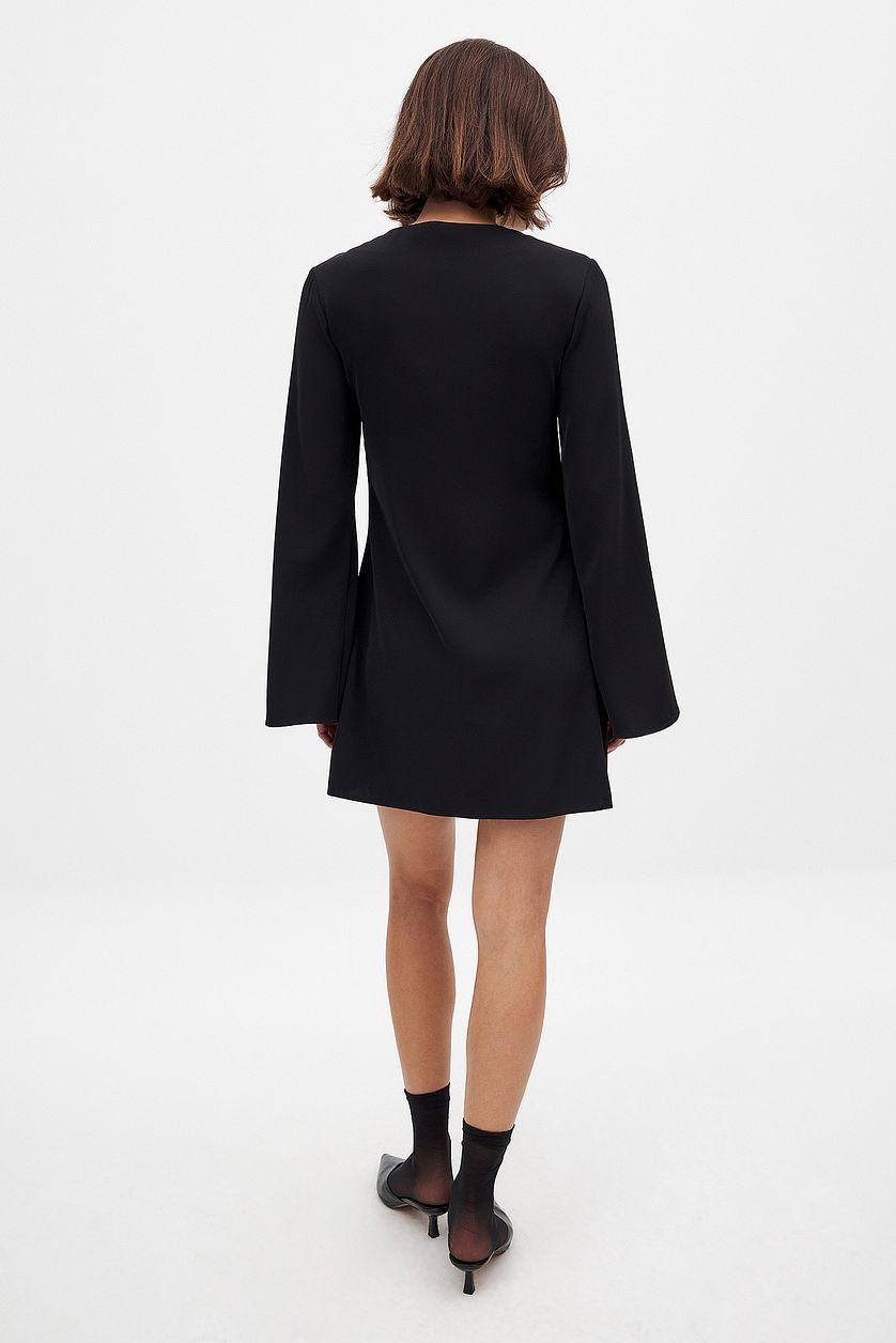 Pearl Details Mini Dress Product Image