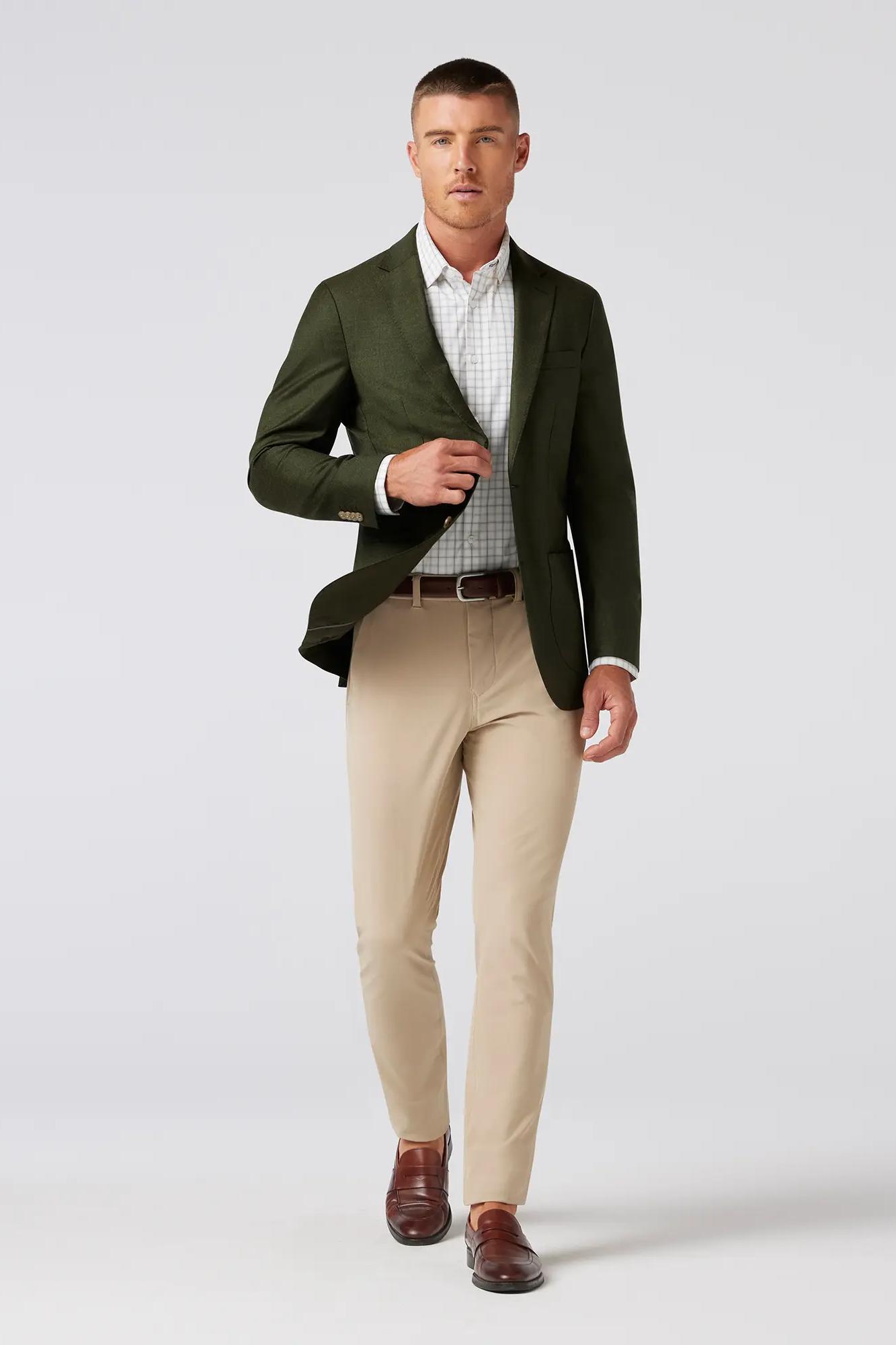 Lavelle Midweight Blazer - Dark Olive Heather Product Image