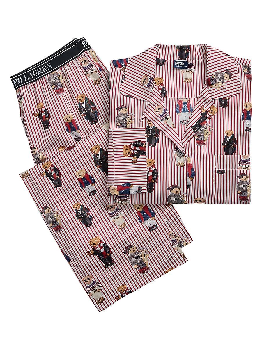 Bear Woven Pajama Set Product Image