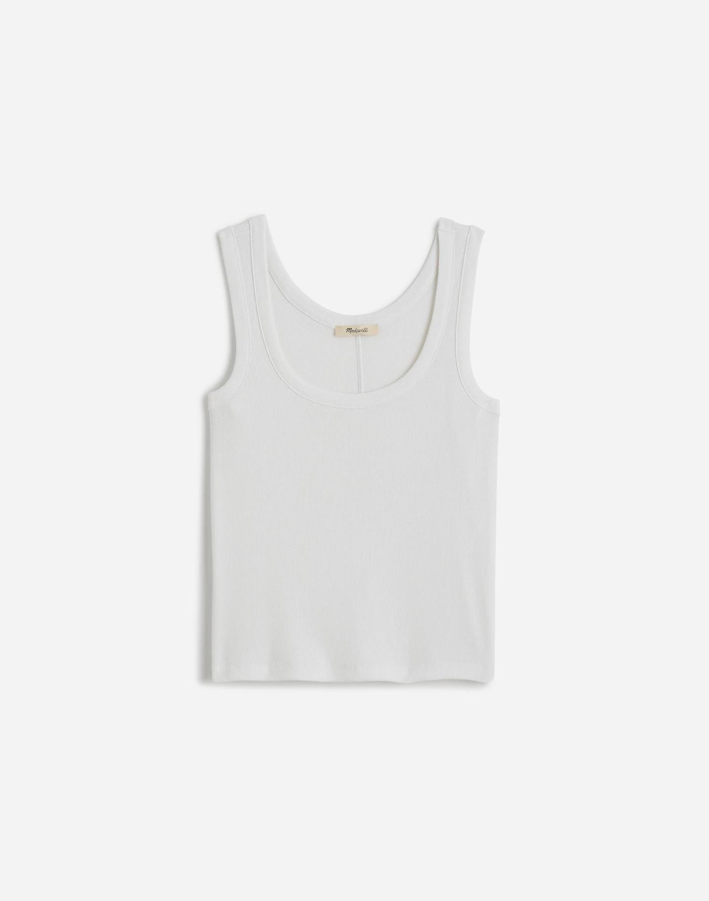 (Re)generative Cotton Ribbed Scoopneck Tank Product Image