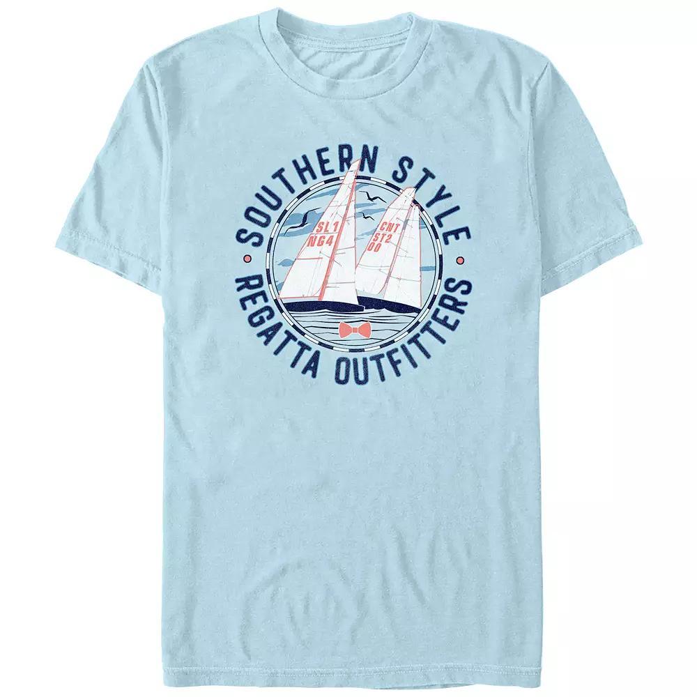 Men's Comfort Colors® Southern Style Regatta Outfitters Graphic Tee, Size: Small, Chambray Product Image