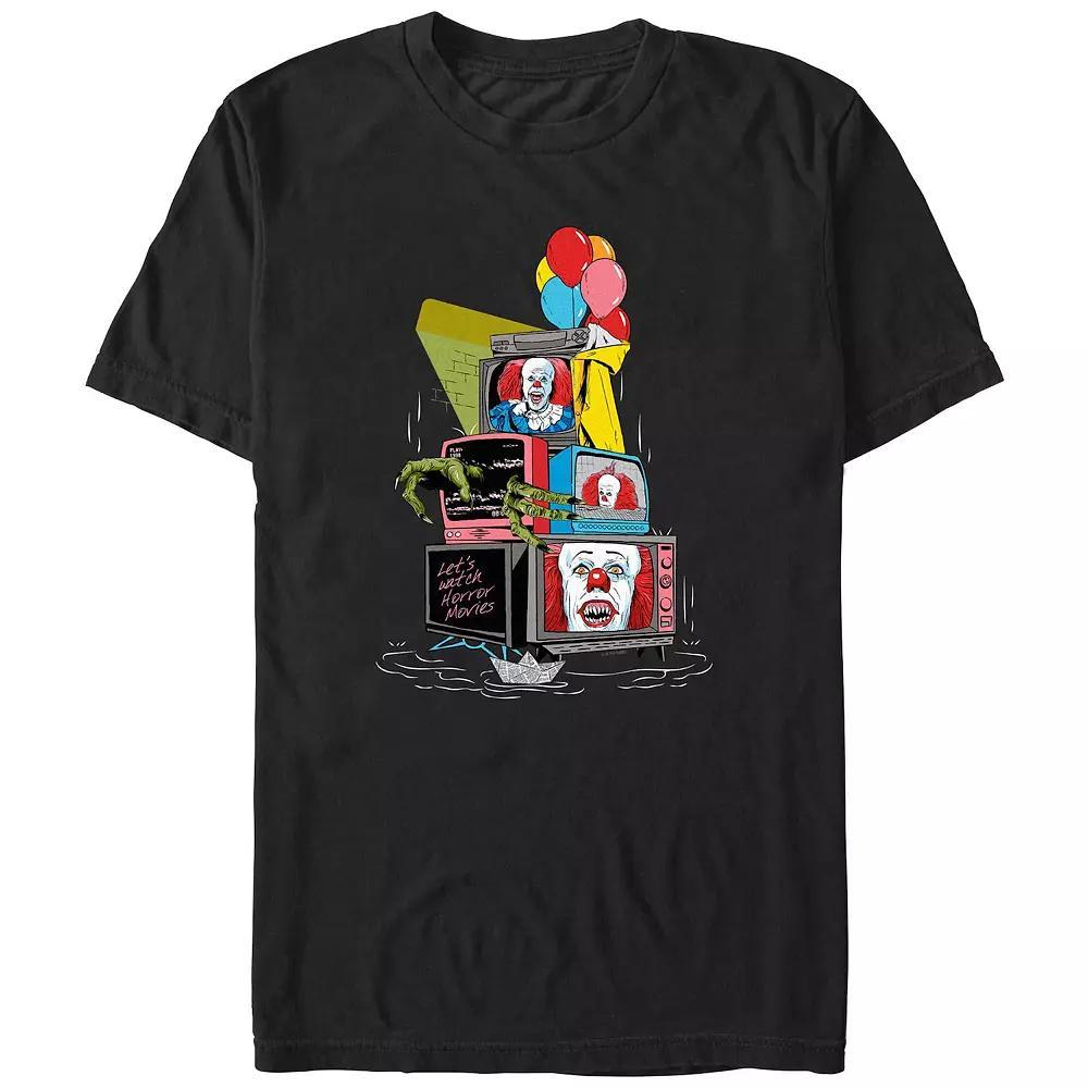 Big & Tall IT Pennywise On TV Graphic Tee, Men's,  Product Image