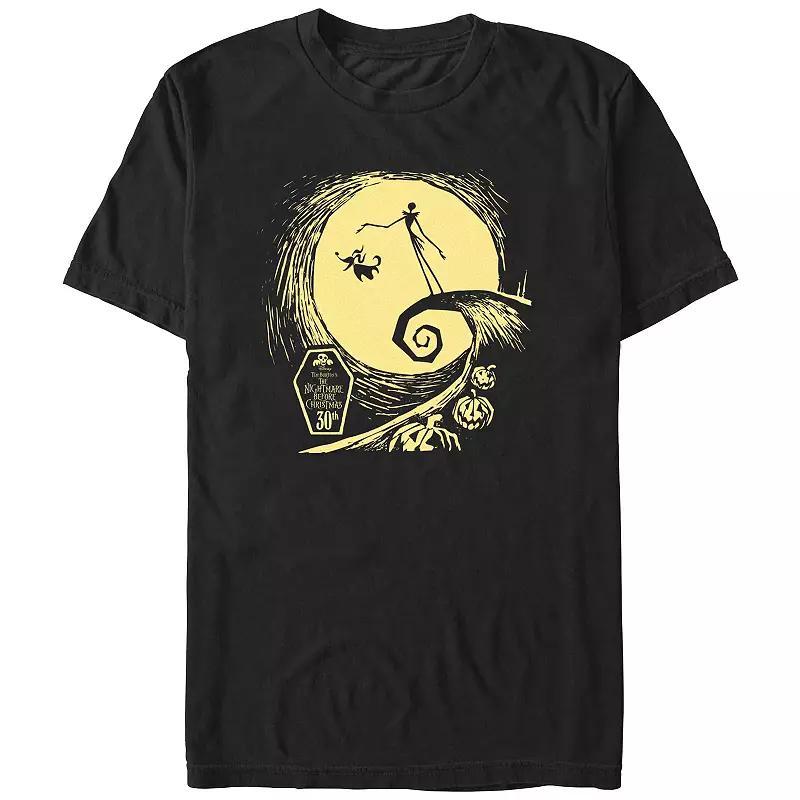 Disney's The Nightmare Before Christmas Spiral Hill 30th Men's Graphic Tee,  Product Image
